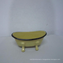 Bathtub  shape Enamel Soap Box Soap holder Soap Dish